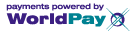 Powered by WorldPay logo