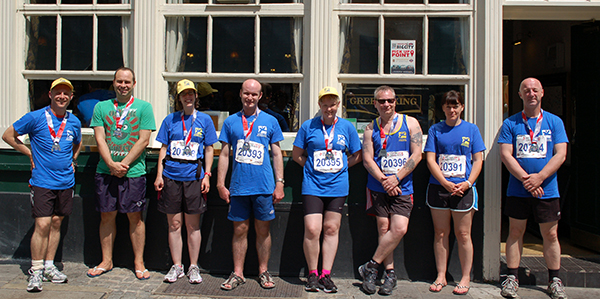 All in a good cause, Dyspraxia awareness week 10k runners.