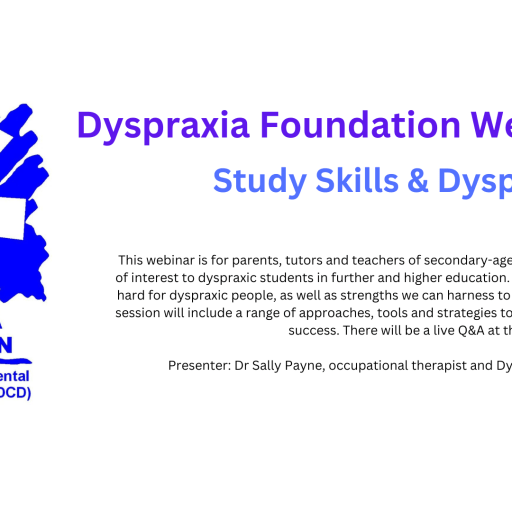 Dyspraxia Foundation Webinar Series